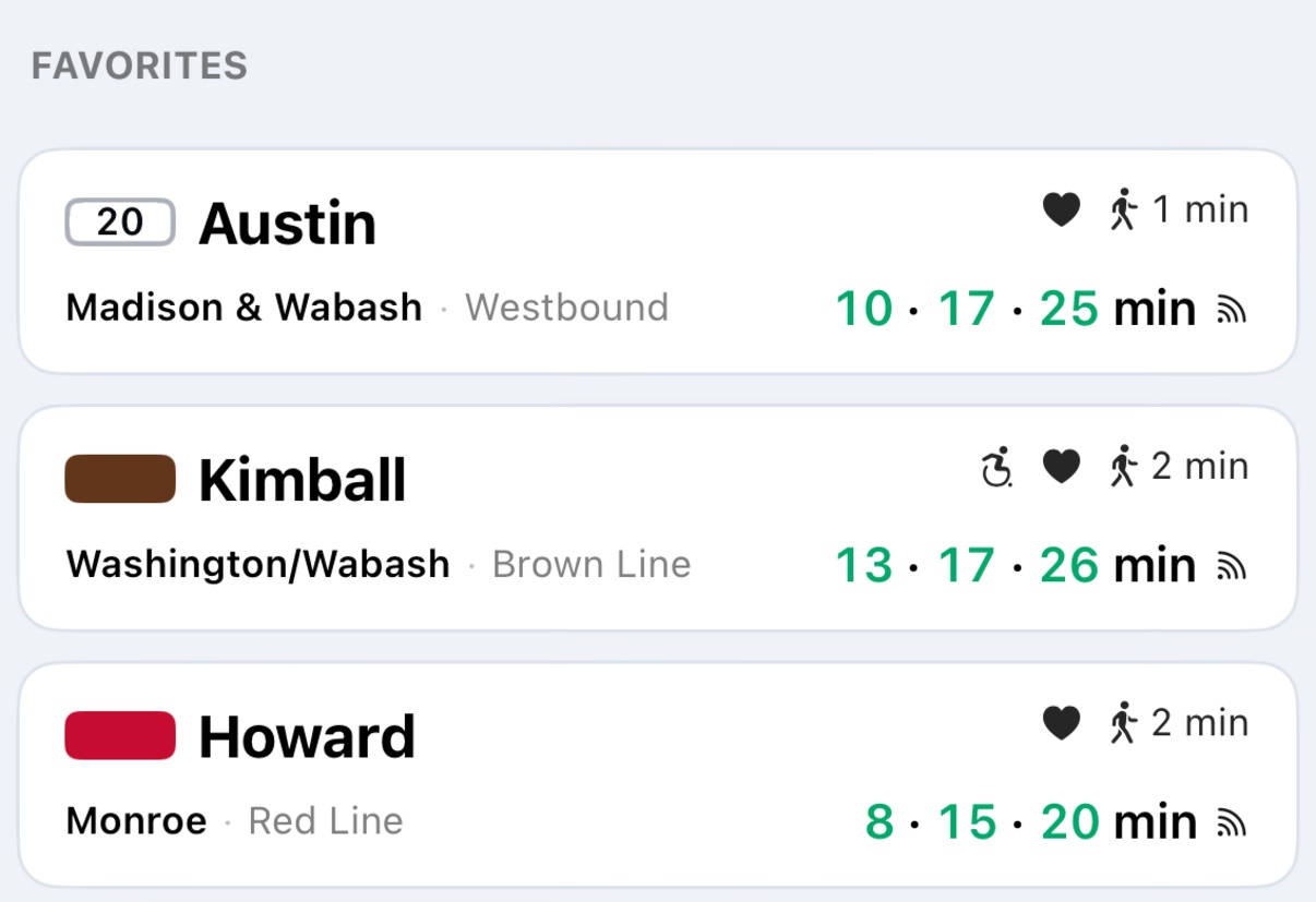 The Favorites section in Stratus: Austin, Kimball, and Howard pinned to the top